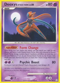 Kaart Deoxys Attack Forme