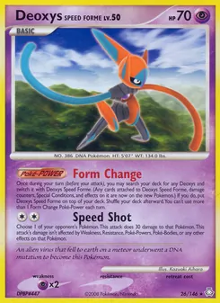 Kaart Deoxys Speed Forme