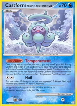 Kaart Castform Snow-cloud Form