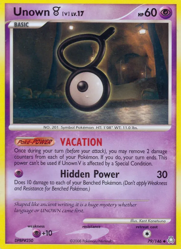 Pokémon-kaart Unown V
