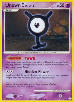 Kaart Unown Y