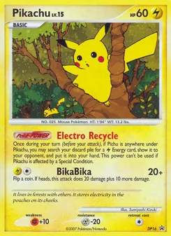 Kaart Pikachu