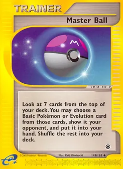 Kaart Master Ball