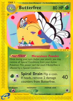 Kaart Butterfree