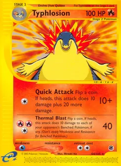 Kaart Typhlosion
