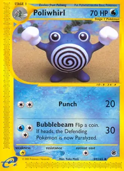 Kaart Poliwhirl