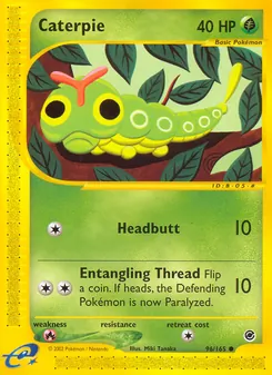 Kaart Caterpie