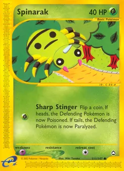 Kaart Spinarak