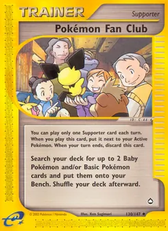 Kaart Pokémon Fan Club