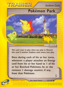 Kaart Pokémon Park