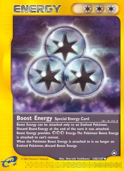 Kaart Boost Energy