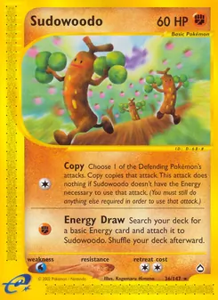 Kaart Sudowoodo