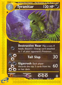 Kaart Tyranitar
