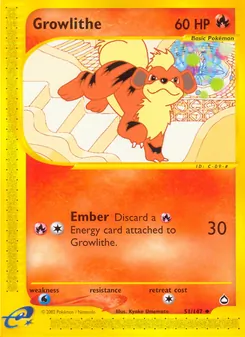 Kaart Growlithe