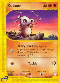 Kaart Cubone