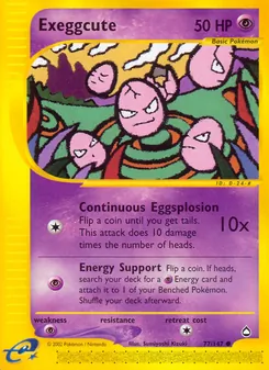 Kaart Exeggcute