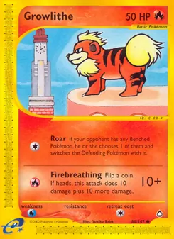 Kaart Growlithe