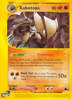 Kaart Kabutops