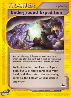 Kaart Underground Expedition