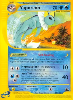 Kaart Vaporeon