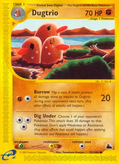 Kaart Dugtrio