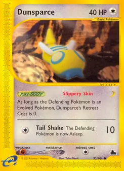 Kaart Dunsparce