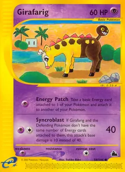 Kaart Girafarig