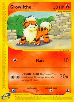 Kaart Growlithe