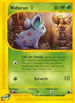 Kaart Nidoran ♀