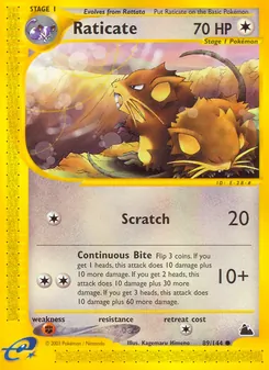 Kaart Raticate