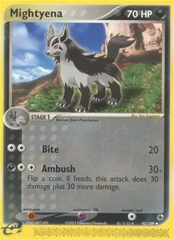 Kaart Mightyena