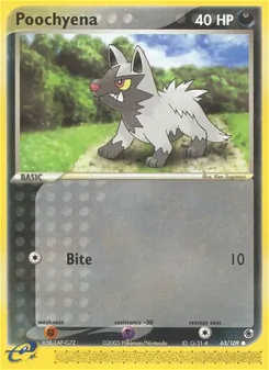 Kaart Poochyena