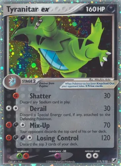 Kaart Tyranitar ex