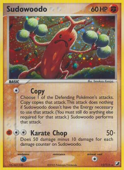 Kaart Sudowoodo