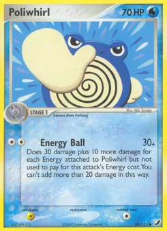 Kaart Poliwhirl