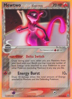 Kaart Mewtwo δ