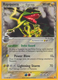 Kaart Rayquaza δ