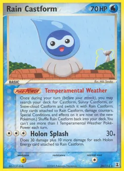 Kaart Rain Castform