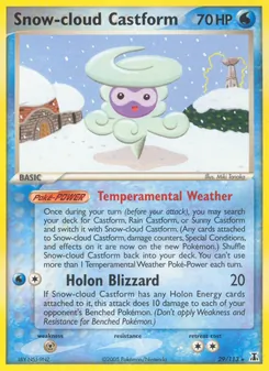 Kaart Snow-cloud Castform