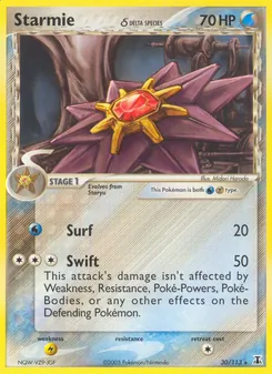 Kaart Starmie δ