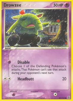 Kaart Drowzee