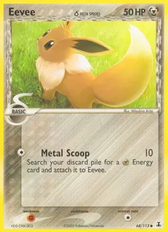 Kaart Eevee δ