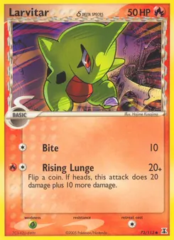Kaart Larvitar δ