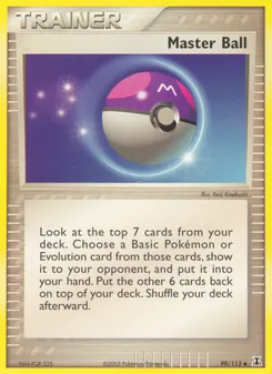 Kaart Master Ball