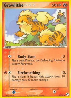 Kaart Growlithe