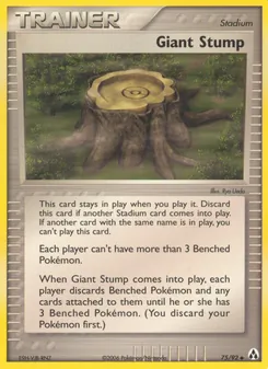 Kaart Giant Stump
