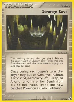 Kaart Strange Cave