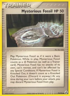 Kaart Mysterious Fossil