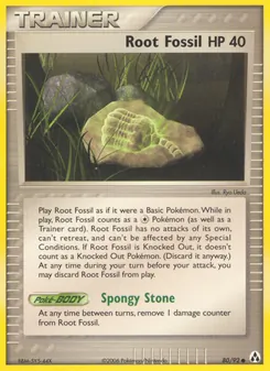 Kaart Root Fossil