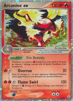 Kaart Arcanine ex